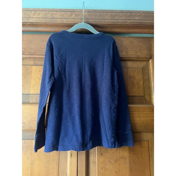 J. Crew Crewcuts Boy's Polar Bear Regular Fit T-Shirt Long Sleeve Navy S (6-7) - Picture 3 of 8